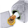 Lit De Maison pour Petits Animaux,Lit pour Petit Animal Hérisson,Lit De Cochon d'Inde,Petit Animal Lit Doux,avec Coussinet Soupl