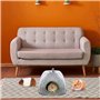 Lit De Maison pour Petits Animaux,Lit pour Petit Animal Hérisson,Lit De Cochon d'Inde,Petit Animal Lit Doux,avec Coussinet Soupl