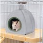 Lit De Maison pour Petits Animaux,Lit pour Petit Animal Hérisson,Lit De Cochon d'Inde,Petit Animal Lit Doux,avec Coussinet Soupl