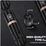 Poseidon Stylo de tatouage à batterie avec batterie supplémentaire 1500 mAh Capacité sans fil Machine à tatouer avec moteur japo