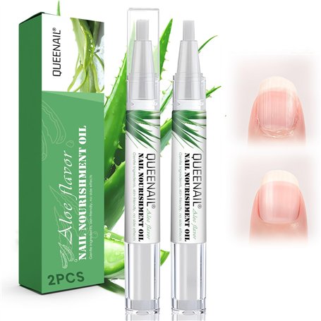 2 Pièces Huile Cuticules Ongles Stylo