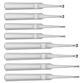 Chudian 8pcs cuir bricolage groover en forme U V outils de cuir à la main