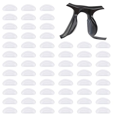Chudian 30 Paires Coussinet de Nez Adhésif Plaquettes de Nez de Lunette