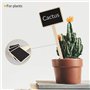 JJWNMLL Lot de 20 etiquette plante - 24×7cm plantes exterieur plante - Rectangulaires en Bois pour Plantes etiquette -Étiquettes