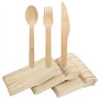 PYGHAP Lot de 150 couverts jetables respectueux de l'environnement