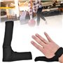 Alomejor De Bowling Poignées de Sport de Protection Convient Doigt Droite Gauche(Noir)