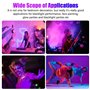 Lampe UV Schwarzlicht: 1 Unité Tube LED UV Stable, Super Lumineuse Pour Éclairage de Scène Disco, Plug & Play Pour Fête Hallowee