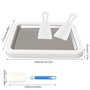 machine à crème glacée roulée avec spatules pour faire des roulea