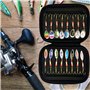 32 Pièces Leurres de Pêche Kit, Cuillers de Pêche à la Truite Perche Brochet Leurres, Leurres à Truite, Peche Truite Cuillère, C