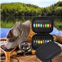 32 Pièces Leurres de Pêche Kit, Cuillers de Pêche à la Truite Perche Brochet Leurres, Leurres à Truite, Peche Truite Cuillère, C