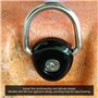 Kayak D Bague Canoë D Boucle Cravate Vers le Bas de la Boucle de Sécurité Pont Accessoire