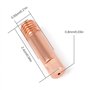 Haisheng 40PCS Buse de Soudage 0,8, Buse Mig 0,8, Pointe de Contact Buse de Soudage 15AK MIG/MAG Ensemble de Support de Connecte