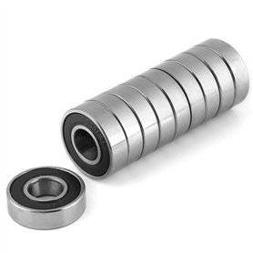 10 pièces roulement à billes 12x28x8mm Double bouclier roulement à billes à gorge profonde roulement à billes 6001 2rs étanche r