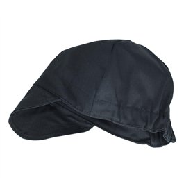 RIVERWELD Casquette de soudage en tissu ignifugé (Couleur noire) pour soudeurs - Compatible avec masque de soudage - Équipement