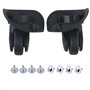 Shanoer 1 paire de roues de valise Noir 9