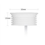 HCFEI Lot de 6 modules LED 230V 5W pour spot encastrable MR16 Blanc Chaud 2700K Remplacement GU10 Ø 50 mm 120°Angle d'éclairage