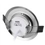 HCFEI Lot de 6 Spot LED encastrable Ultra Plat avec 6x3W Dimmable Ampoule 220V Spot Module, Percage 55mm, Dimmable, Blanc chaud 