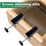 Serre Joint en C, Pinces en C Universelle Pince de Fixation Plastique Serre-Joints C pour Clôture Tiroir Accessoire de Montage S