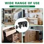 Serre Joint en C, Pinces en C Universelle Pince de Fixation Plastique Serre-Joints C pour Clôture Tiroir Accessoire de Montage S