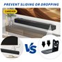 xiruiubao Support Barre Son, Support Mural Universel pour Barre de Son avec Tapis Antidérapant & Amortissant Vibrations, Compati