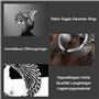 Auriselle Bague pour Homme Ajustable Eagle Vintage Viking Rétro Ouverte Bague de Pouce Gothique Bijoux Cadeaux pour Hommes Garço