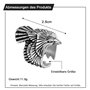 Auriselle Bague pour Homme Ajustable Eagle Vintage Viking Rétro Ouverte Bague de Pouce Gothique Bijoux Cadeaux pour Hommes Garço