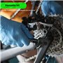 Uharbour Clé dynamométrique pour vélo 1-25 Nm, clé dynamométrique 1/4, jeu de clés dynamométriques de vélo avec embouts et tige 