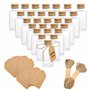AZKEEGREY Lot de 100 Mini Fiole en Verre 25ml