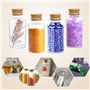 AZKEEGREY Lot de 100 Mini Fiole en Verre 25ml, Petite Fiole en Verre avec Bouchon en Liege, 25cl Mini Fiole Verre pour Mariage F
