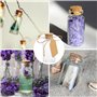 AZKEEGREY Lot de 100 Mini Fiole en Verre 25ml, Petite Fiole en Verre avec Bouchon en Liege, 25cl Mini Fiole Verre pour Mariage F