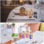 AZKEEGREY Lot de 100 Mini Fiole en Verre 25ml, Petite Fiole en Verre avec Bouchon en Liege, 25cl Mini Fiole Verre pour Mariage F