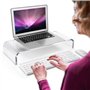 Support De Moniteur En Acrylique, Support Pour Moniteur, Support D'Écran Bureau De Moniteur Support Moniteur Bureau Organiseur T