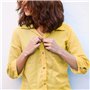 Hyakoz 100 Pièces 12,5mm Naturel Boutons en Nacre à Coudre Ronds pour Fait Main DIY Tricot Couture Vêtements Artisanat - Coquill