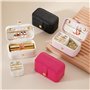 Petite Boîte à Bijoux pour Femme Boite Bijoux Voyage Cuir PU Petite Coffret Bijoux Rangement Bijou pour Collier B