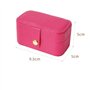 Boite a Bijoux,Petite Boîte à Bijoux pour Femme Boite Bijoux Voyage Cuir PU Petite Coffret Bijoux Rangement Bijou pour Collier B