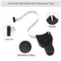 Ruban Mesure Corps,2 PCS Ruban à Mesurer Rétracter Ruban Couture Ruban à Mesurer Metre Comprend Pin de Verrouillage et Bouton So