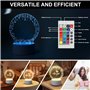 GOMETY Veilleuse LED en acrylique, lampe LED créative DIY avec télécommande et stylo effaçable, veilleuse personnalisée pour béb