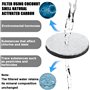Asfrode Lot de 6 disques filtrants à eau Micro Disc pour bouteilles filtrantes Brita Fill and Go - Carafe filtrante à eau - Rédu
