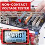 Asfrode Multimètre numérique 4000 compteurs avec sélection automatique de la plage - Multimètre intelligent - Détecteur NCV - Me