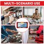 Asfrode Multimètre numérique 4000 compteurs avec sélection automatique de la plage - Multimètre intelligent - Détecteur NCV - Me