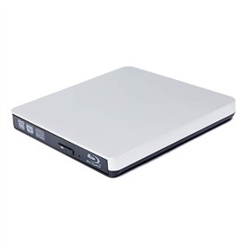 Lecteur Blu-ray externe USB 3.0 - Lecteur optique portable - Pour ordinateur portable HP Dell Acer Asus Lenovo MSI Clevo 2 en 1