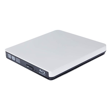 Lecteur Blu-ray externe USB 3.0 - Lecteur optique portable - Pour ordinateur portable HP Dell Acer Asus Lenovo MSI Clevo 2 en 1