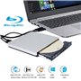 Lecteur Blu-ray externe USB 3.0 - Lecteur optique portable - Pour ordinateur portable HP Dell Acer Asus Lenovo MSI Clevo 2 en 1 