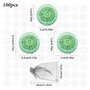 Verre Mosaïque Cabochons con Sac de Rangement Blanc