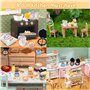 37 Pièces De Accessoires Miniatures De Maison De Poupée Kit, échelle 1:12 Nourriture Miniature De Cuisine, Miniature Accessoires