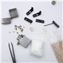 Ensemble D'accessoires pour Briquet à Essence 100 Pierres à Briquet 50 Mèches 10 Joint 5 Coton 2 Tournevis Universelles Kit de R