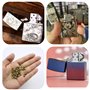 Ensemble D'accessoires pour Briquet à Essence 100 Pierres à Briquet 50 Mèches 10 Joint 5 Coton 2 Tournevis Universelles Kit de R