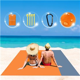 RUNMKUO Tapis de Plage Imperméable