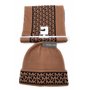 Michael Kors Ensemble écharpe et bonnet pour homme - Écharpe d'hiver - Bonnet en laine - Bonnet d'hiver - Taille unique - Laine 