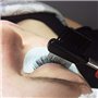 Peigne à cils de luxe avec dents en acier inoxydable, brosse à cils avec peigne métallique, idéal même pour la pose d'extension 